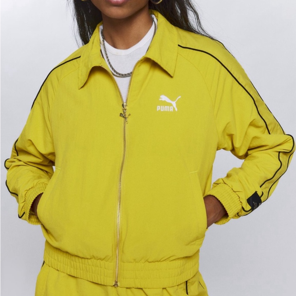 NWT Puma Retro Striped Track Jacket
